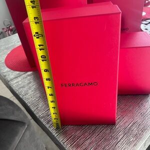 Ferragamo Red shoe Gift set Box